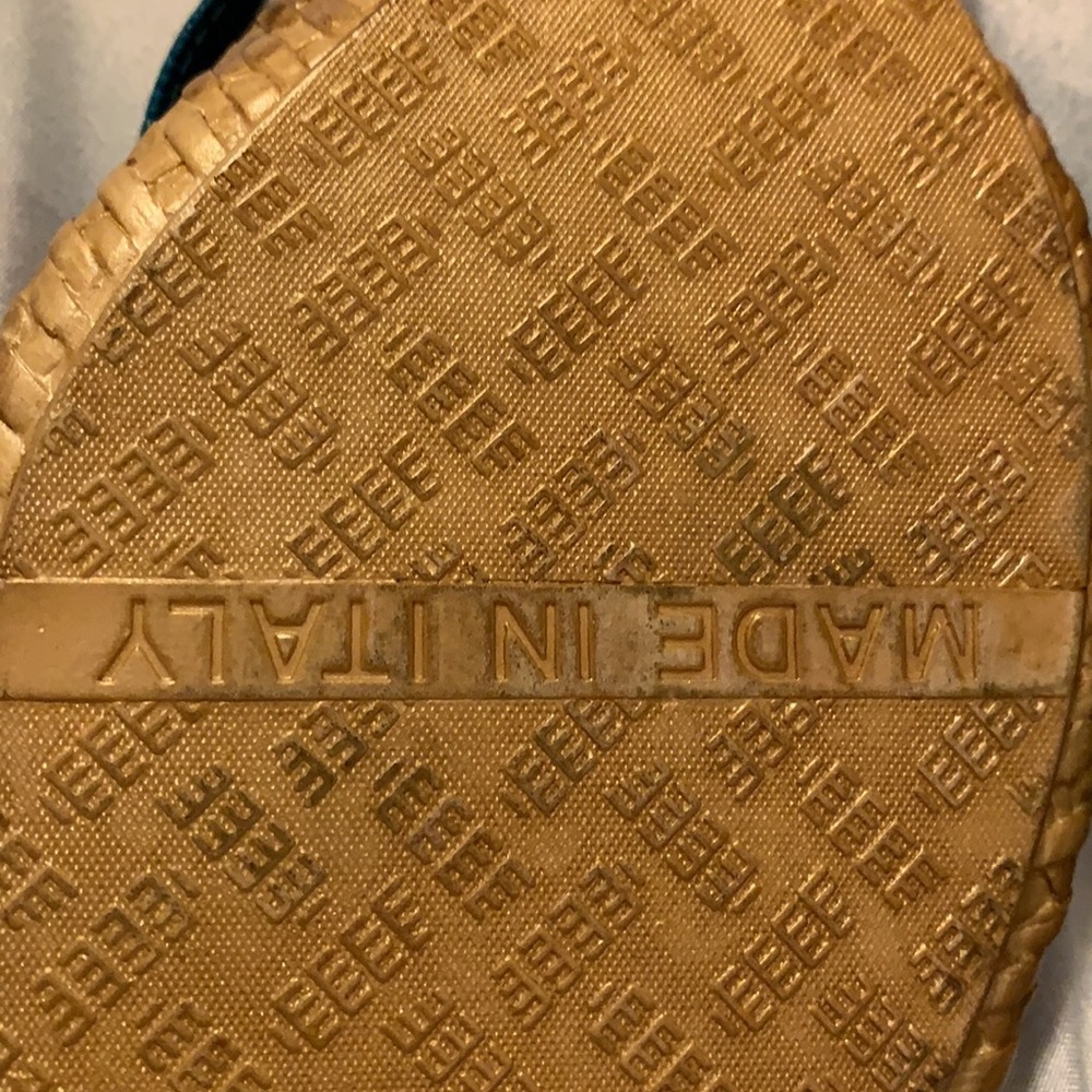 espadrilles size 9.5 aqua or turquoise Super cute sandals! - Picture 6 of 6